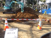 公園内の集水桝及び管渠清掃作業2