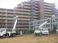 北本町南公園防球ネット改修工事2