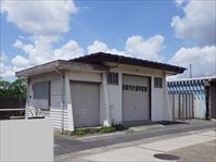 石綿含有の建物解体及びアスファルト舗装工事1