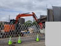 石綿含有の建物解体及びアスファルト舗装工事2