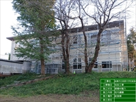 船橋市立前原中学校給食棟外壁及び屋根改修工事1