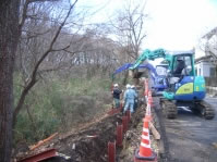 土留設置を含む道路改良工事2